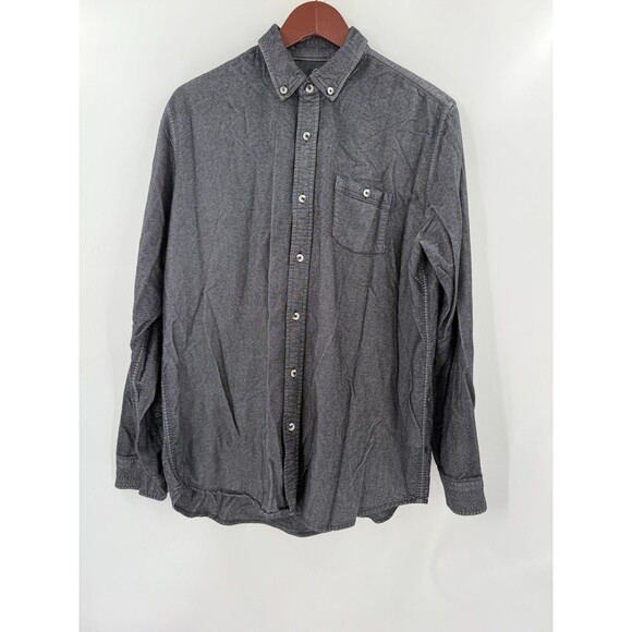 Free Fly Sullivan Shirt Mens XL Charcoal Chambray Bamboo Stretch Button Down - Picture 1 of 11